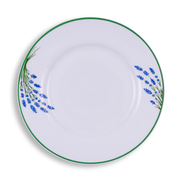 Levendula - Kerek tál, lapos