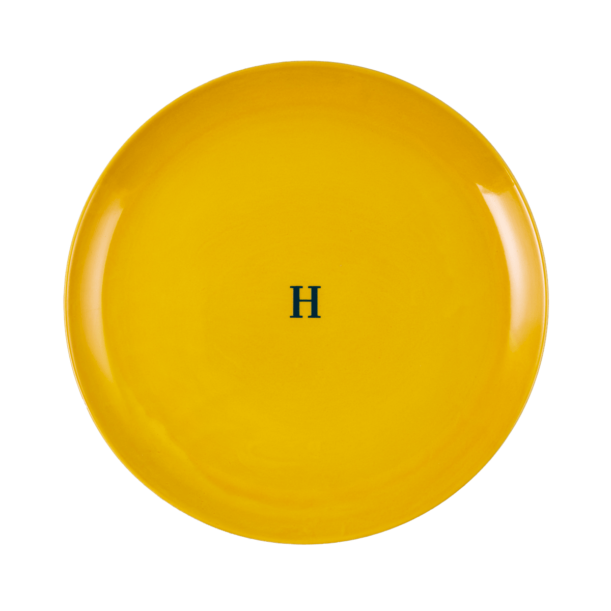 L'Assiette kerek tál lapos, sárga