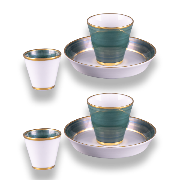 No.900 - L'amour - Coffee set, green