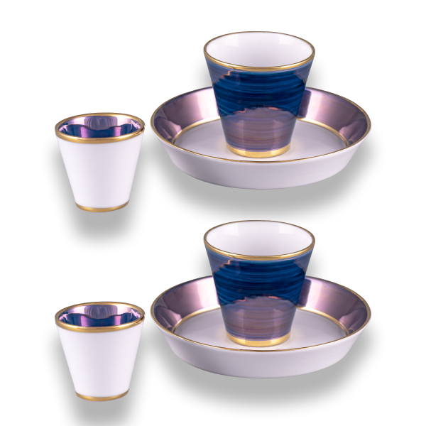 No.900 - L'amour - Coffee set, blue