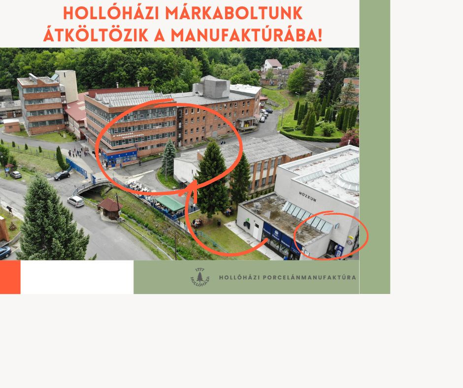 HOLLÓHÁZI MÁRKABOLTUNK ÁTKÖLTÖZIK A MANUFAKTÚRA ÉPÜLETÉBE pic